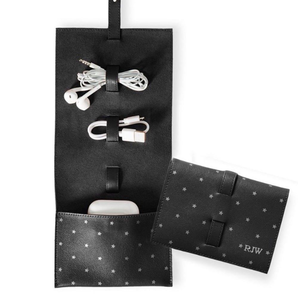 Mark & Graham Leather Charger Roll Up Pro